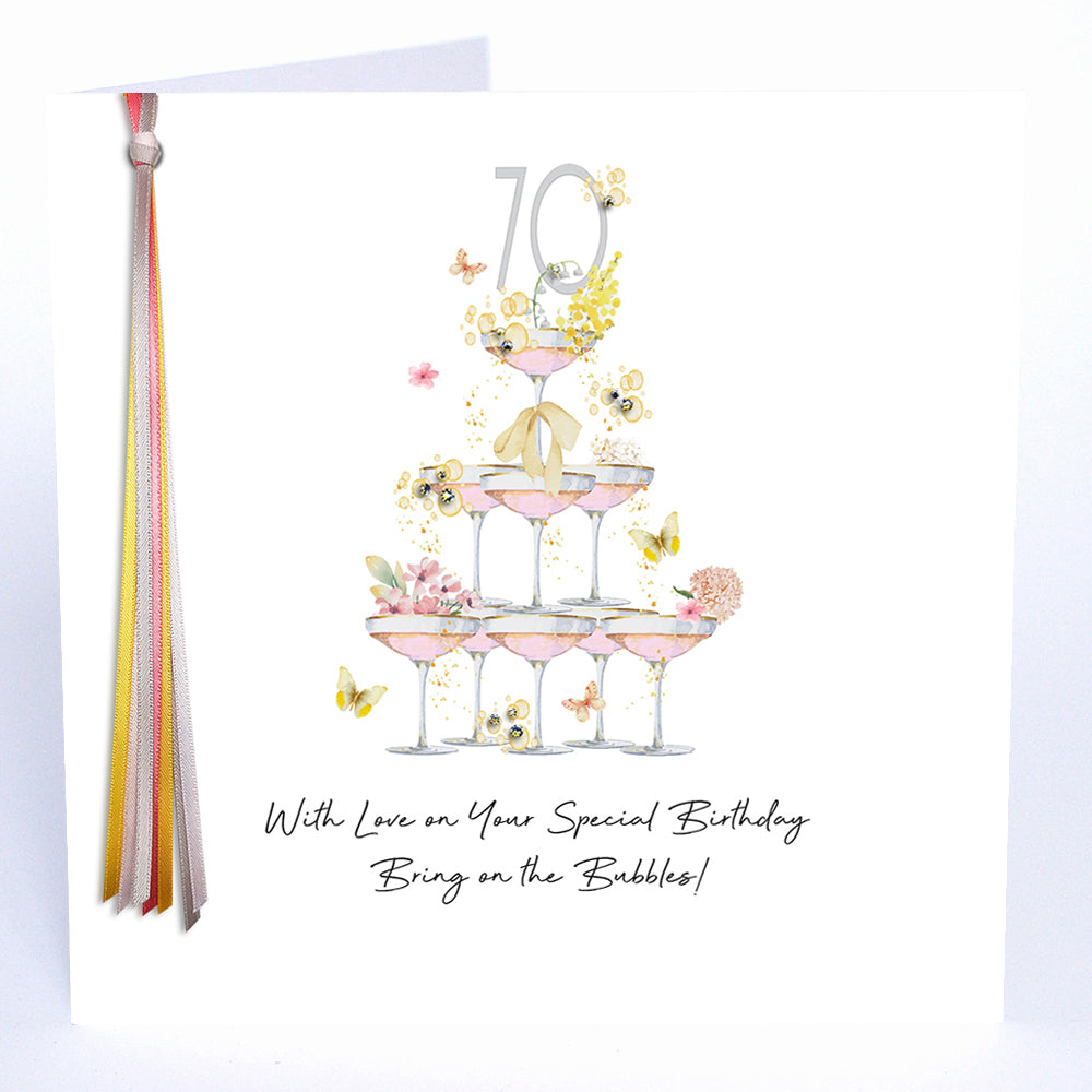 70 With Love On Your Special Birthday (Glasses)