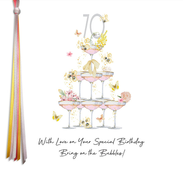 70 With Love On Your Special Birthday (Glasses)