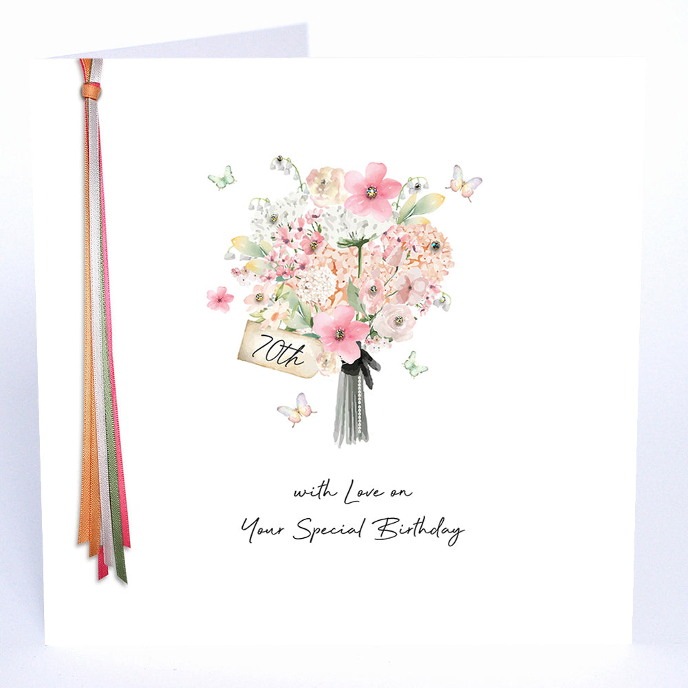 70 With Love On Your Special Birthday (Flowers)
