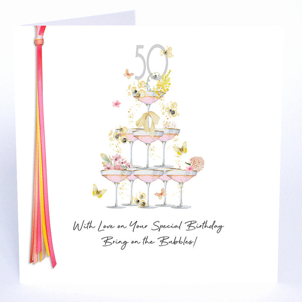 50 With Love On Your Special Birthday (Glasses)