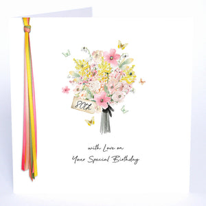 80 With Love On Your Special Birthday (Flowers)