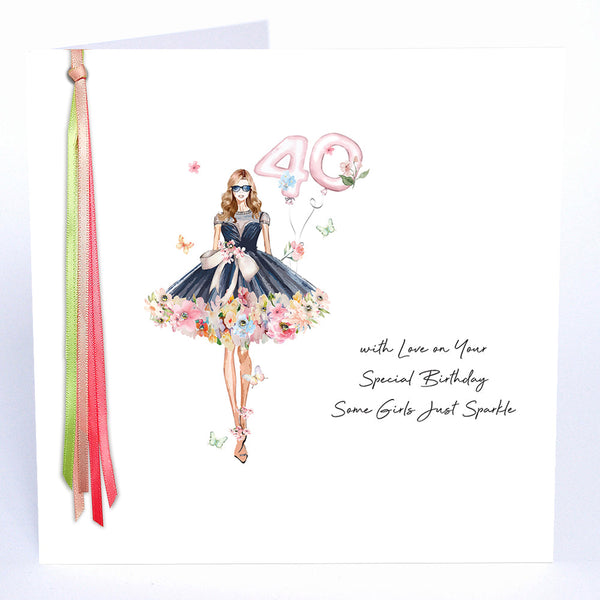 40 With Love On Your Special Birthday Some Girls Just Sparkle