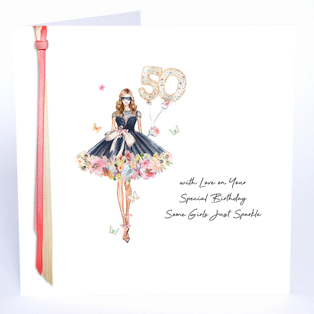 50 With Love On Your Special Birthday Some Girls Just Sparkle