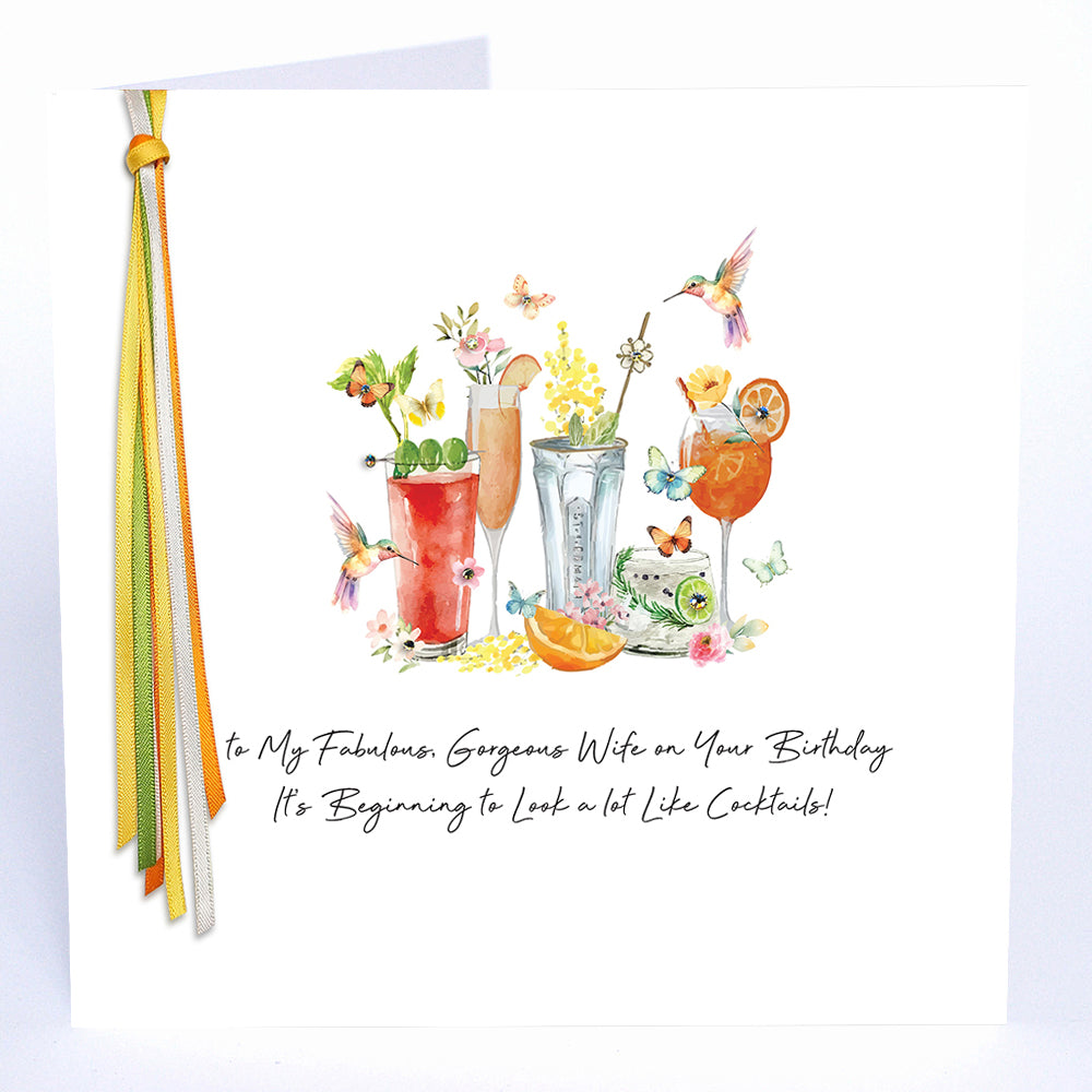 To My Fabulous Gorgeous Wife On Your Birthday