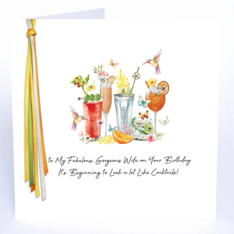 To My Fabulous Gorgeous Wife On Your Birthday