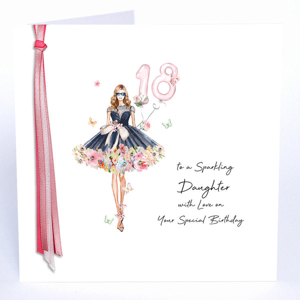 18 To A Sparkling Daughter With Love On Your Special Birthday