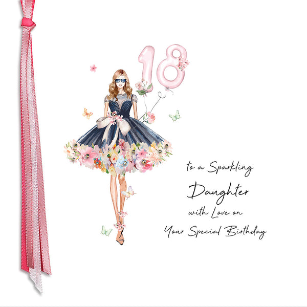 18 To A Sparkling Daughter With Love On Your Special Birthday