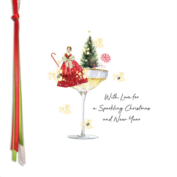 With Love For A Sparkling Christmas And New Year
