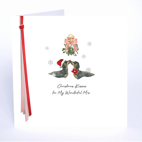 Christmas Kisses For My Wonderful Mrs