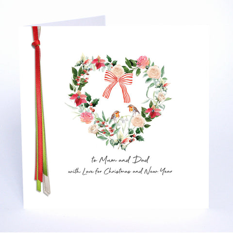 To Mum And Dad With Love For Christmas...