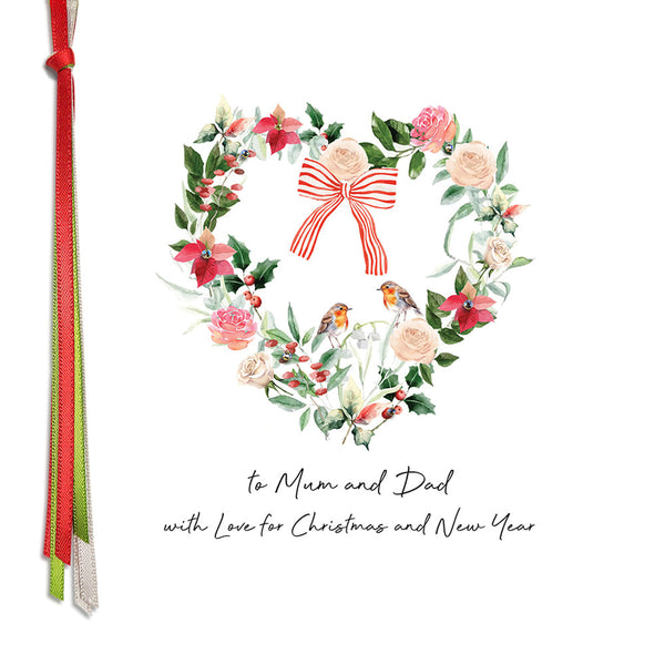 To Mum And Dad With Love For Christmas...