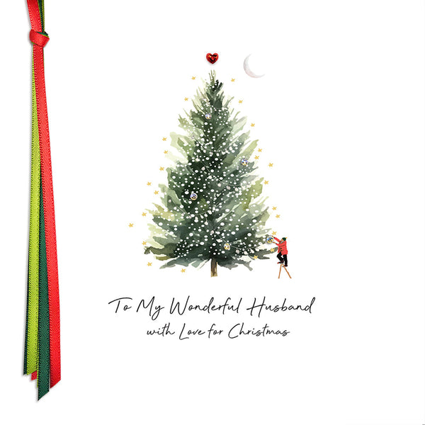 To My Wonderful Husband With Love For Christmas