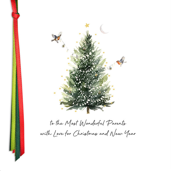 To the Most Wonderful Parents With Love For Christmas...