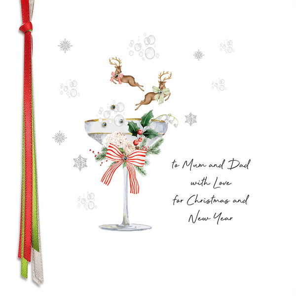 To Mum And Dad With Love For Christmas...