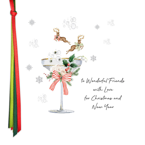 To Wonderful Friends With Love For Christmas...