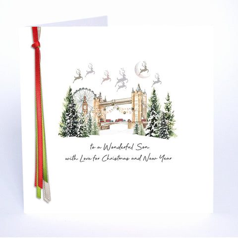 To A Wonderful Son With Love For Christmas...