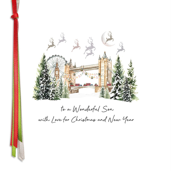To A Wonderful Son With Love For Christmas...