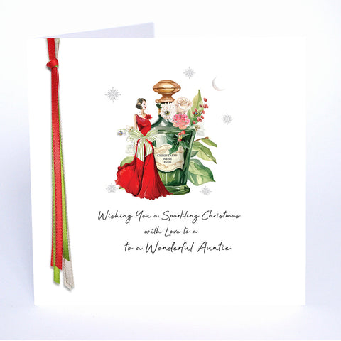 Wishing You a Sparkling Christmas To A Wonderful Auntie