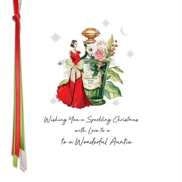 Wishing You a Sparkling Christmas To A Wonderful Auntie