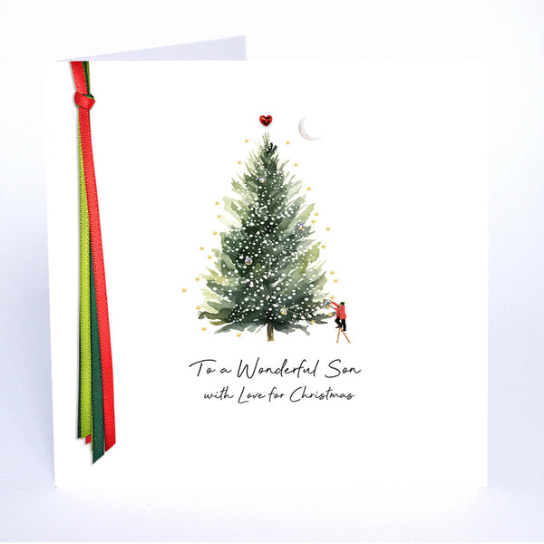 To a Wonderful Son with Love for Christmas