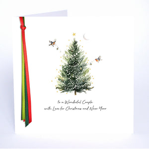 To a Wonderful Couple with Love for Christmas and New Year