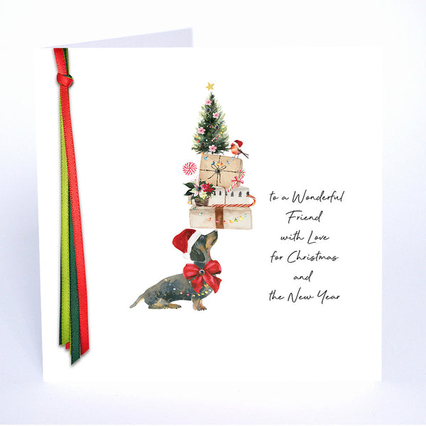 To a Wonderful Friend with Love for Christmas and the New Year