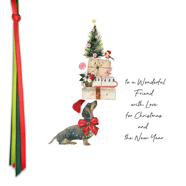 To a Wonderful Friend with Love for Christmas and the New Year