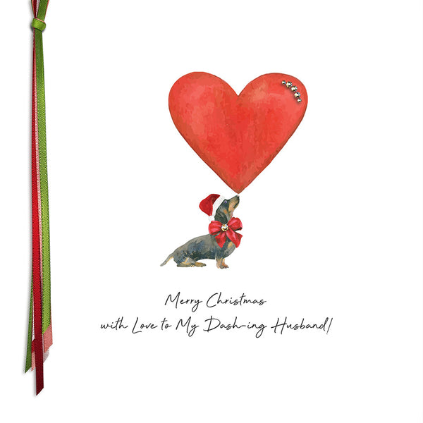 Merry Christmas with Love to My Dash-ing Husband!