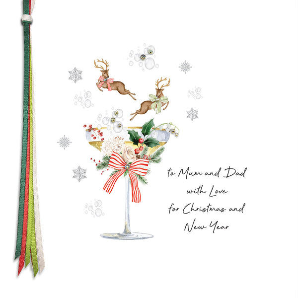 To Mum And Dad With Love For Christmas...