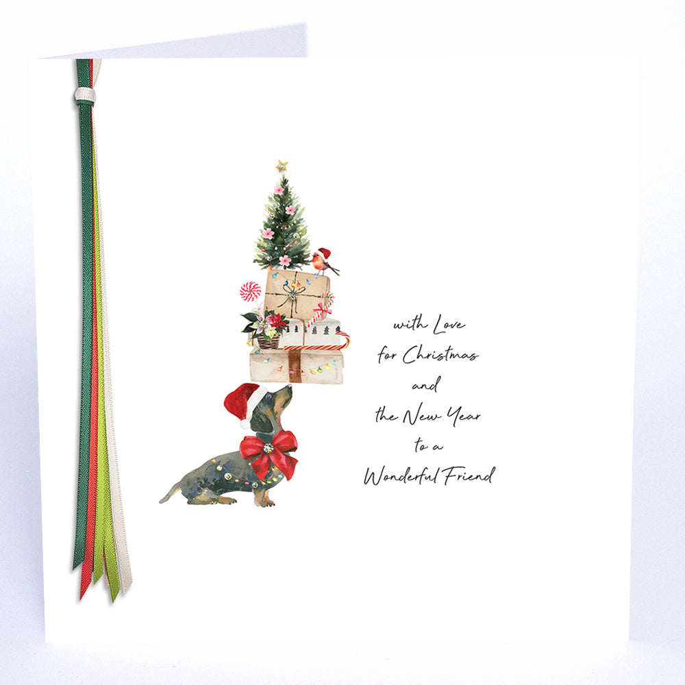 With Love for Christmas and the New Year to a Wonderful Friend