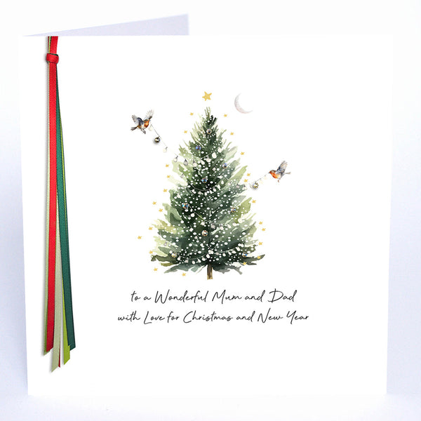 To a Wonderful Mum and Dad with Love for Christmas and New Year