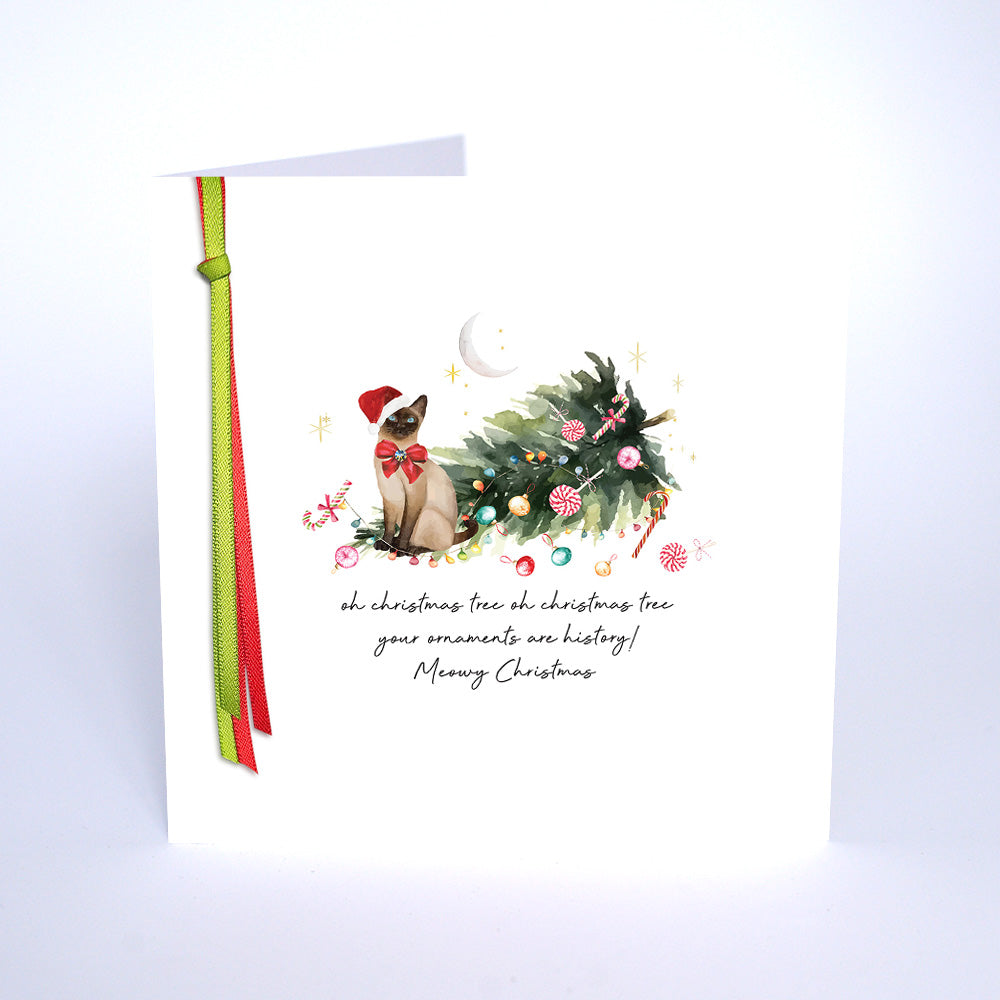 Oh Christmas Tree, Oh Christmas Tree ... Meowy Christmas