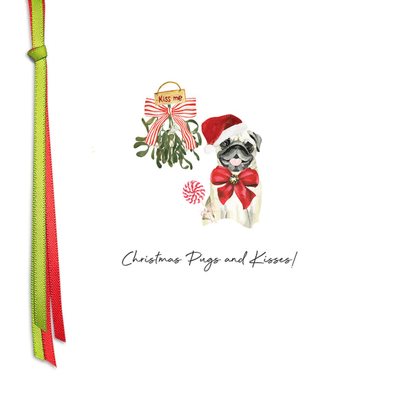 Christmas Pugs and Kisses!