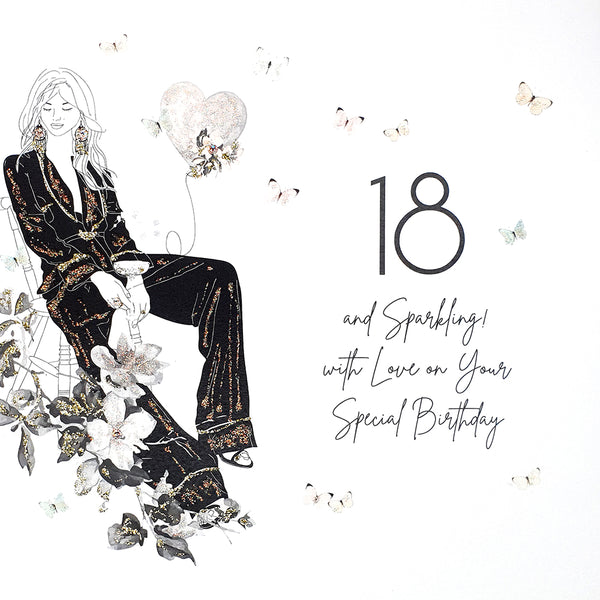 18 and Sparkling, with Love on Your Special Birthday