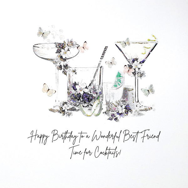 Happy Birthday to a Wonderful Best Friend, Time for Cocktails!