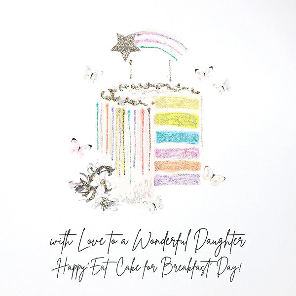 With Love to a Wonderful Daughter, Happy 'Eat Cake for Breakfast' Day!