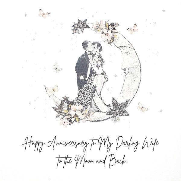 Happy Anniversary to My Darling Wife, to the Moon and Back