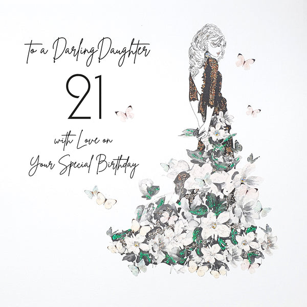 To a Darling Daughter 21 with Love on Your Special Birthday