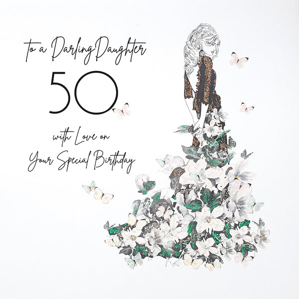To a Darling Daughter 50 with Love on Your Special Birthday