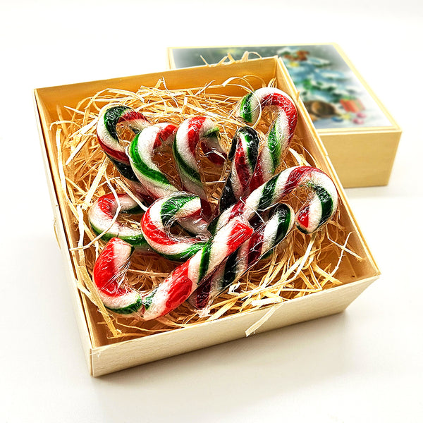 Deer & Tree - Peppermint Candy Canes