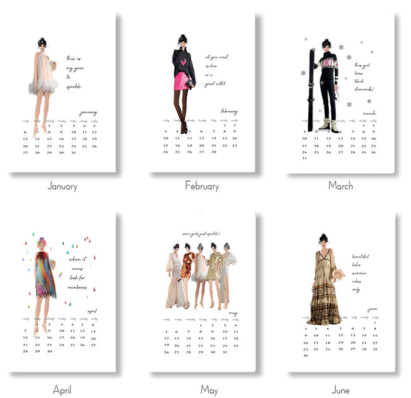 My Year to Sparkle and Shine - Calendar