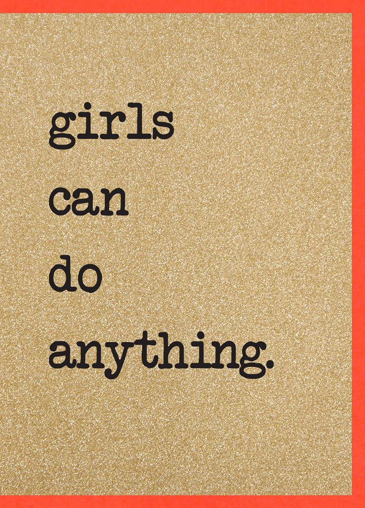 Girls Can Do Anything