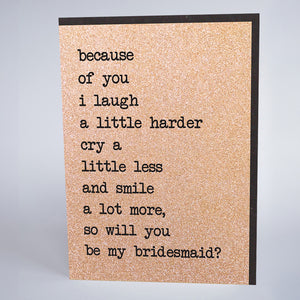 Will You Be My Bridesmaid?