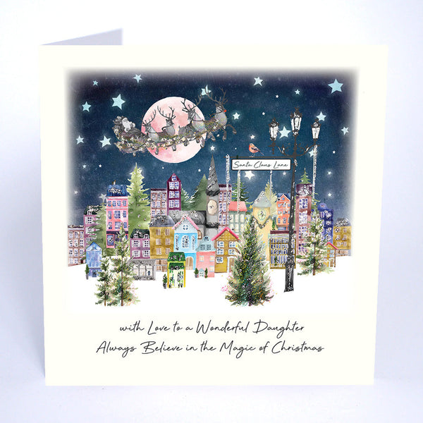 With Love to a Wonderful Daughter Always Believe in the Magic of Christmas