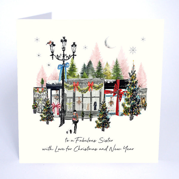 To a Fabulous Sister With Love for Christmas and New Year