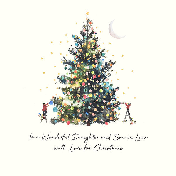 To a Wonderful Daughter and Son in Law With Love for Christmas