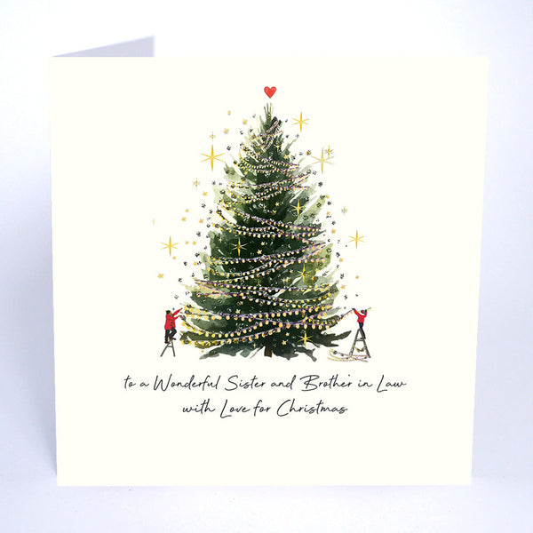 To a Wonderful Sister and Brother in Law With Love for Christmas
