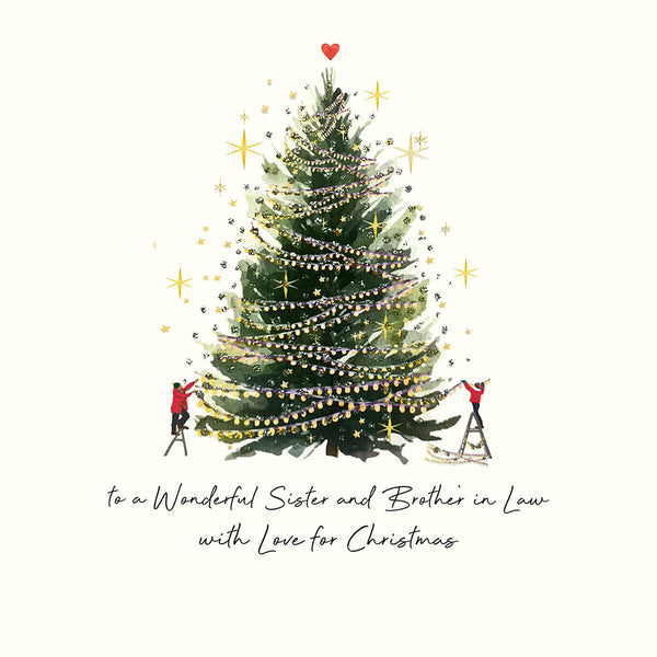 To a Wonderful Sister and Brother in Law With Love for Christmas