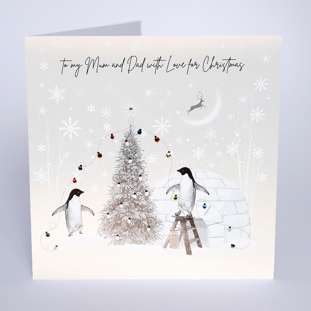To Mum and Dad With Love For Christmas