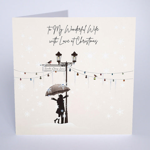 To My Wonderful Wife With Love at Christmas